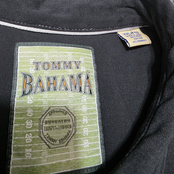 Pittsburgh Steelers Tommy Bahama Polo Shirt Black Men’s XXL - Picture 4 of 8